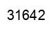 Number 31642 black image