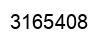 Number 3165408 black image