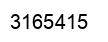 Number 3165415 black image