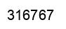 Number 316767 black image