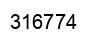 Number 316774 black image