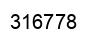 Number 316778 black image