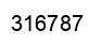 Number 316787 black image