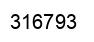 Number 316793 black image
