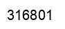 Number 316801 black image