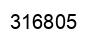 Number 316805 black image