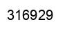 Number 316929 black image