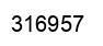 Number 316957 black image