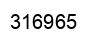 Number 316965 black image