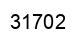 Number 31702 black image