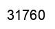 Number 31760 black image