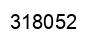 Number 318052 black image