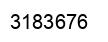 Number 3183676 black image