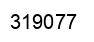 Number 319077 black image