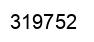 Number 319752 black image