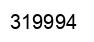 Number 319994 black image