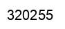 Número 320255 imagen negro