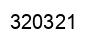 Number 320321 black image