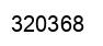 Number 320368 black image