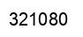 Number 321080 black image