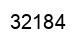 Number 32184 black image