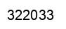 Number 322033 black image