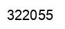 Number 322055 black image