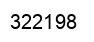Number 322198 black image