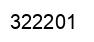 Number 322201 black image