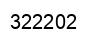 Number 322202 black image