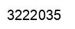 Number 3222035 black image