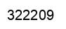 Number 322209 black image
