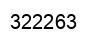 Number 322263 black image