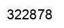 Number 322878 black image