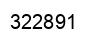 Number 322891 black image