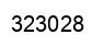 Number 323028 black image