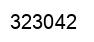 Number 323042 black image