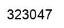 Number 323047 black image