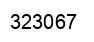 Número 323067 imagen negro