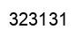 Number 323131 black image