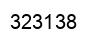 Number 323138 black image