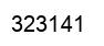 Number 323141 black image
