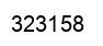 Number 323158 black image