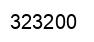 Number 323200 black image