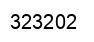 Number 323202 black image