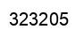 Number 323205 black image