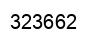 Number 323662 black image
