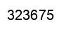 Number 323675 black image