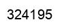 Number 324195 black image