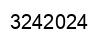 Number 3242024 black image